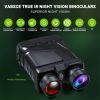 1080p FHD Rechargeable Digital Night Vision Goggles Binoculars For Adults; Travel Infrared Goggles For Hunting; Camping; Surveillance