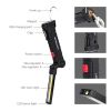 Sanyi Magnetic LED Flashlight USB Rechargeable Work Inspection Light 5 Modes Torch COB Lanterna Hanging Hook Lamp With USB Cable