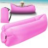 Inflatable Lounger Air Sofa Lazy Bed Sofa Portable Organizing Bag Water Resistant for Backyard Lakeside Beach Traveling Camping Picnics