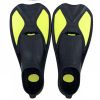 1 Pair Kids Lightweight Professional Short Full Foot Fins; Adjustable And Flexible Fins For Diving Training